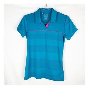 Adidas Golf Polo Turquoise Pure Motion size S